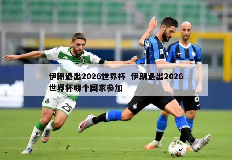伊朗退出2026世界杯_伊朗退出2026世界杯哪个国家参加