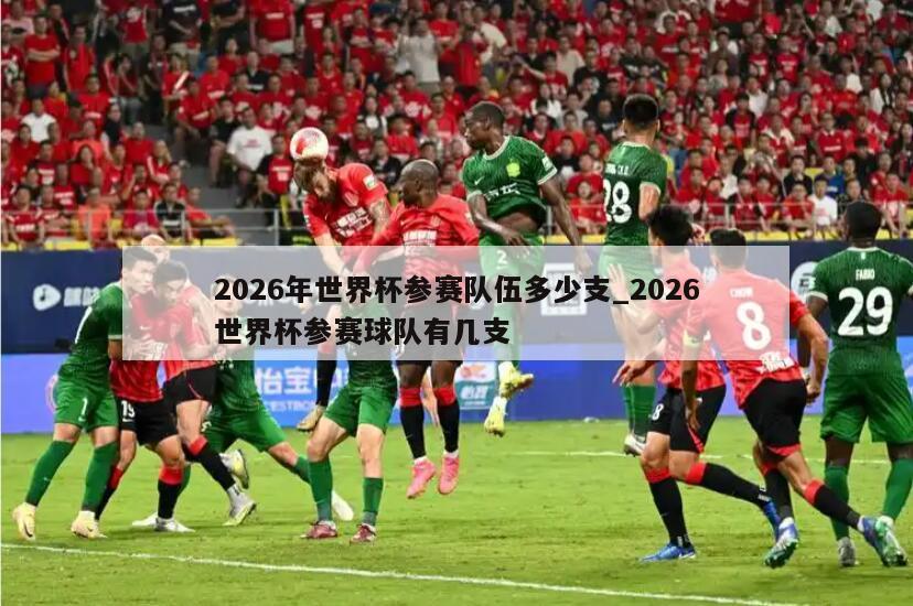 2026年世界杯参赛队伍多少支_2026世界杯参赛球队有几支